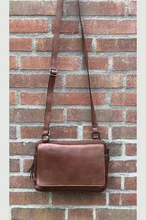 Bag2Bag Leren Schoudertas Jasper Almond
