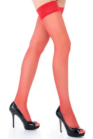 Penti Stocking Private 15 Denier Hold Up met Lace Top Kousen -