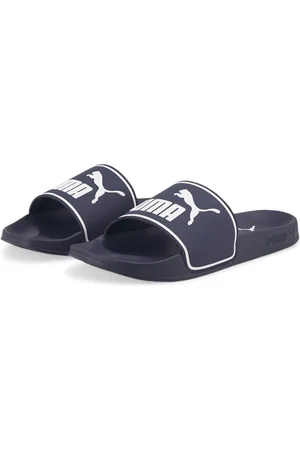 PUMA Leadcat 2.0 Unisex Slippers - Peacoat- White