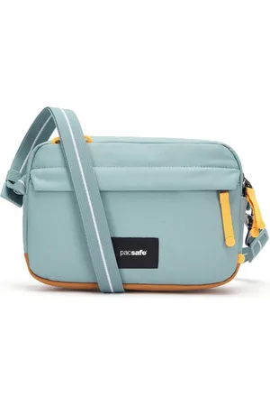 Pacsafe Schoudertas Go Crossbody Bag Fresh Mint Blauwgrijs