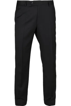 Suitable Pantalon Piga Wol Antraciet