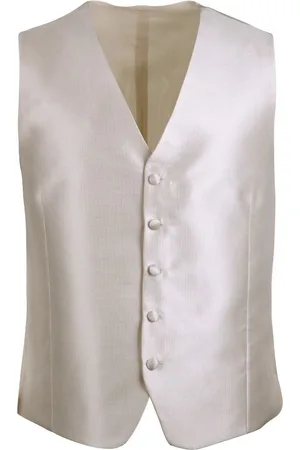 Suitable Trouwgilet Ecru Carre