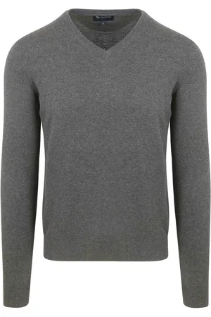 Suitable Respect Vinir Pullover Melange Antraciet