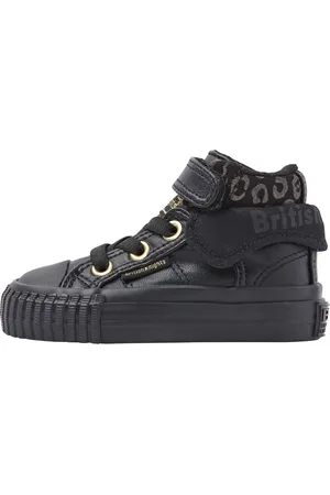 British Knights ROCO Baby meisjes sneakers hoog - Zwart - maat 21