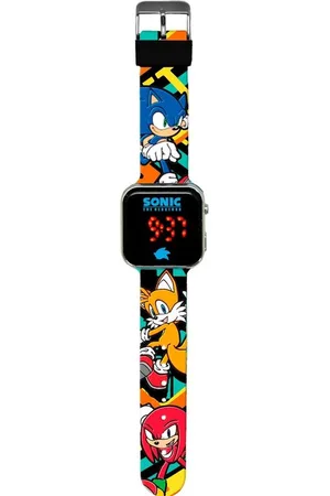 Accutime Sonic the Hedgehog LED Horloge - Kleurrijk Bandje - voor kinderen