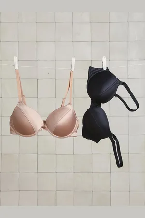 Vertbaudet Set van 2 satijnen microvezel beha