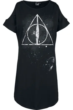 Harry Potter Deathly Hallows Korte jurk S Katoen Dames - Fan merch, Film
