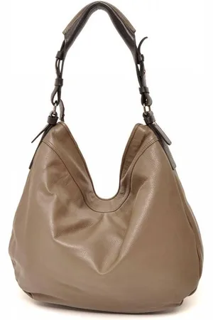 Berba Leren Schoudertas STELLA 075-606-76 Taupe
