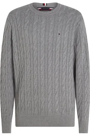 Tommy Hilfiger Heren pullover katoen - Classic Cable Crew Neck -