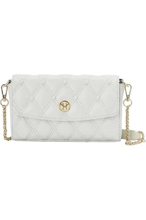 Merkloos Roze leren waterdichte 2-weg crossbody schoudertas voor vrouwen met schouderriem en riem