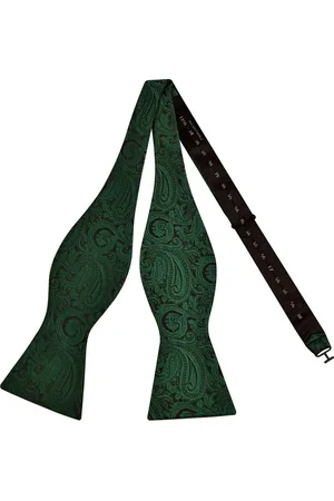 Merkloos Zelfstrikker Vlinderdas - Zelf Strikken Vlinderstrik - Green Bowtie