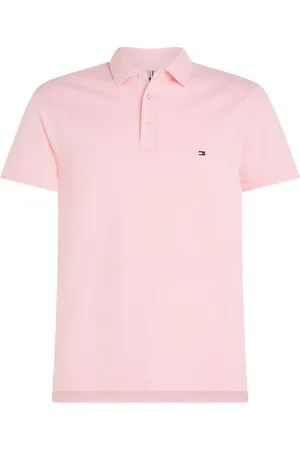 Tommy Hilfiger 1985 Slim Polo - heren poloshirt - lichtroze