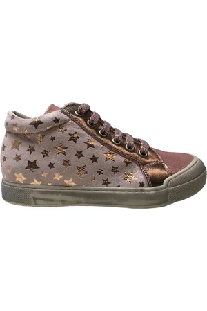 Naturino Dord - Mt 29 - rits veter bumper sterren print lederen hoge sneakers