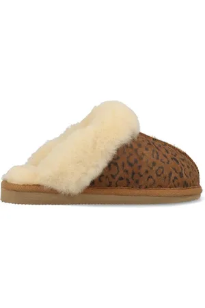 Shepherd of Sweden Jessica slippers Chestnut leopard 37