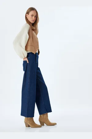 Koton Hoge taille culotte Jeansbroek