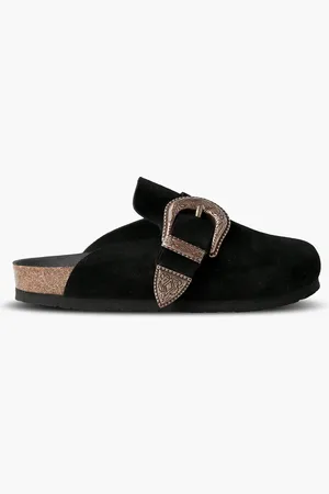 Genuins Geniuns-Huma Velour Black-Loafers