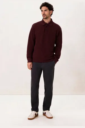 Sissy-Boy Donkergrijze mid-rise katoenen chino
