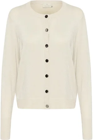 Kaffe Vest Karegina Cardigan 10509310 Sand Dollar Dames