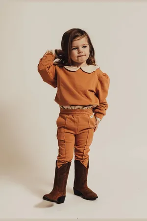 baje studio Miara sweatpants meisjes peach | 122-128