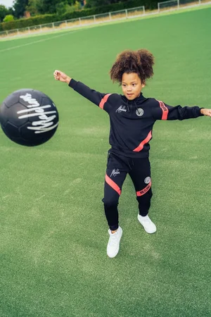 Malelions Junior Sport Pre-match Trackpants Jongens - trainingsbroek - Zwart