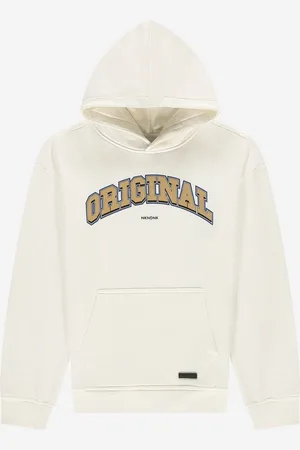 Nik & Nik Jongens Hoodie - Original - Off wit
