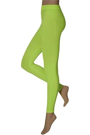 Apollo 200den neon gele legging maat 36/38