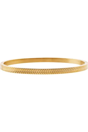 essentialistics Bangle armband pijltjes - Smal - - Stainless steel (verkleurt niet) - Verlengkettinkje