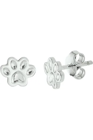 Cataleya Jewels Zilveren oorknoppen hondenpoot