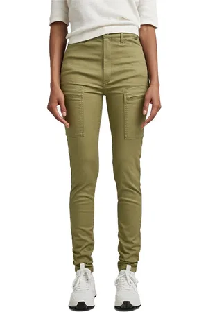 G-Star Skinny Fit Cargobroek Groen 29 / 30 Vrouw