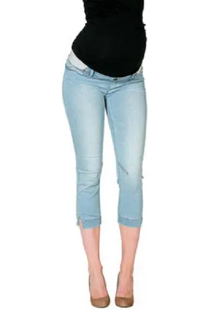 Love2wait Scarlet Cropped Jeans Light Wash C141090-020-28