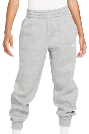 Nike K NSW CLUB FLC JGGR LBR Unisex Sportbroek - - Wit