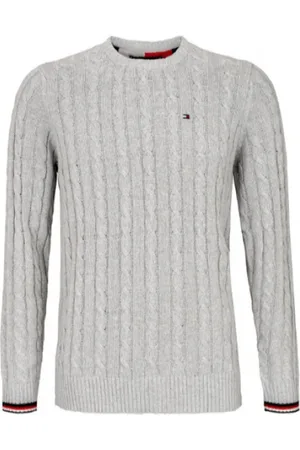 Tommy Hilfiger | Heren | Cable knit Jumper | Grey | XL