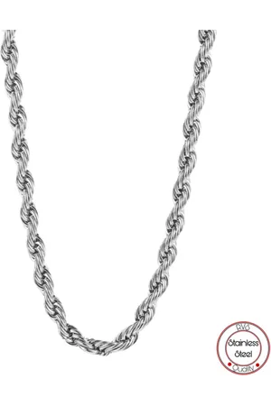 Soraro Cuban Link Ketting | Zilverkleurig | 3mm | Ketting Heren | Ketting Mannen | Cadeau voor Man | Mannen Cadeautjes
