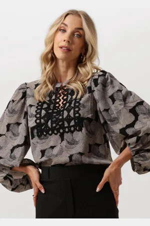 Jansen Amsterdam Gf159 Blouse Avalon Dames - Jurken -