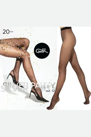 Gatta Panty dames - SILVER PARTY