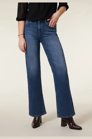 Miss Etam Dames Jeans JOLIE wide leg 32" - Regulier