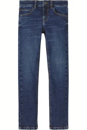 NAME IT Meisjes Jeansbroek Salli Slim Dark Blue Denim - 140