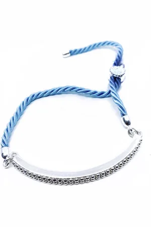 Panarea Armband Dames BS19PL2AZ Zilverkleurig Blauw Verstelbaar