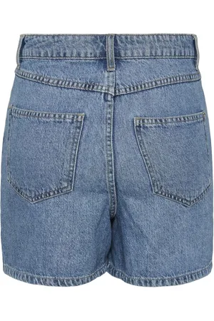 Pieces® Pcsky Hw Rhinestone Shorts Blue Denim S