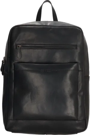 Genicci Laptoprugzak / Werktas / Rugtas - 15 inch - Leer - Noble