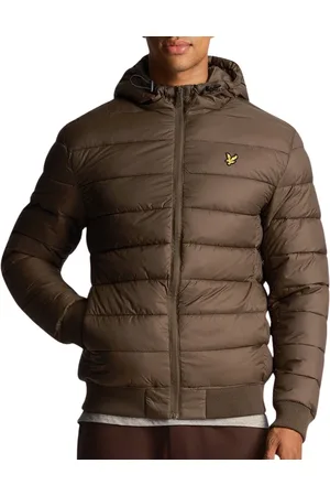 Lyle & Scott Baffle Jas Donkergroen