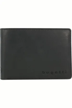Bugatti Portemonnee Primo RFID Coin Wallet 8CC Zwart