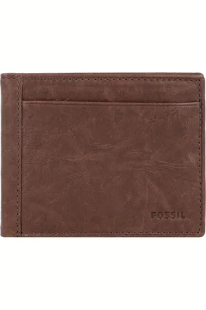 Fossil Leren Kaarthouder Neel Bifold With Flip ID Bruine