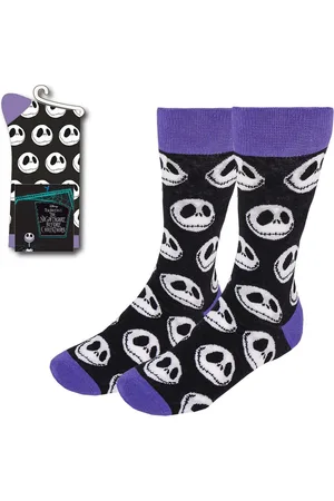 Merkloos The Nightmare Before Christmas Jack Skellington Face Sokken