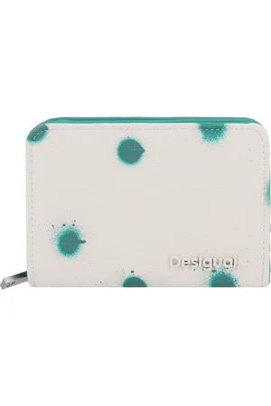 Desigual Portemonnee New Splatter Maya Small Wallet Wit