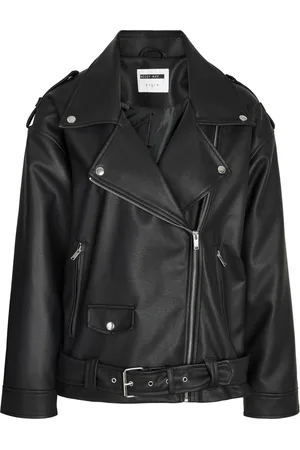 Noisy May Jas Nmpaulina Oversize Biker Jacket Noo 27027014 Black Dames