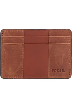 Fossil Kaarthouder Everett Card Case Bruine