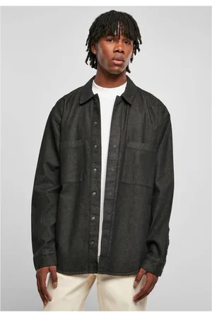 Urban classics Oversized Denim Pocket Shirt Overhemd - L