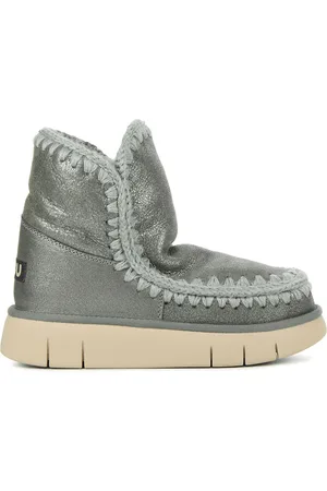 Mou Enkellaarsjes Dames - Pantoffels / Damesschoenen - Suède - eskimo18bounc met -