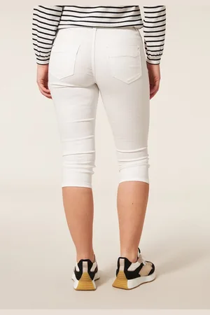 Miss Etam Dames Capri slim fit blauw - Regulier